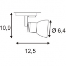 PURIA Spot, weiss, GU10, max. 50W, inkl. 1P.-Adapter